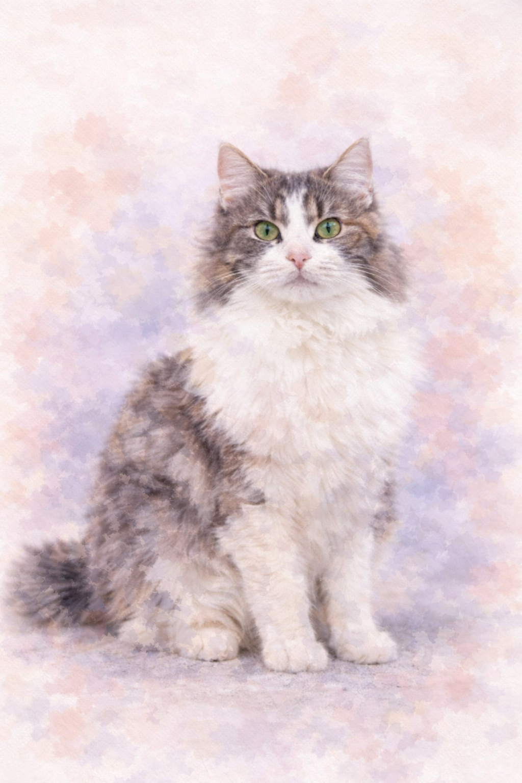 Custom Watercolor Pet Portrait from Photo – Personalized Digital Painting for Dogs, Cats & Any Pet | Printable Gift | Multiple Pets (Digital Download)
