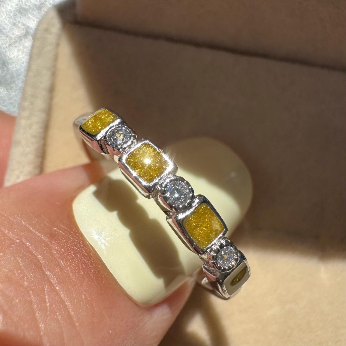 DIY Ashes Ring Kit, Square & Round Sterling Silver Cremation Ring, Memorial Keepsake Jewelry